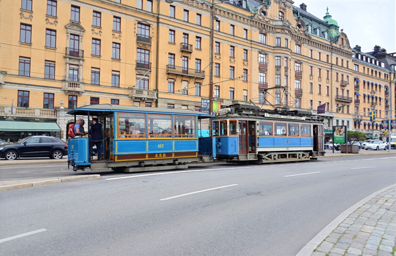 1 - A heritage tram operating on the historic Djurgardslinjen (Line 7N) in Stockholm
